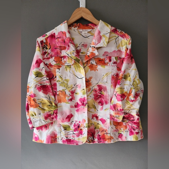 TanJay Jackets & Blazers - TANJAY FLORAL JACKET